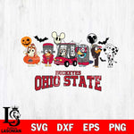 Ohio State Buckeyes Bluey Halloween Svg Eps Dxf Png File, Digital Download, Instant Download