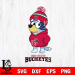 Ohio State Buckeyes Bluey Hoodie rugby Svg Eps Dxf Png File, Digital Download ,Instant Download, Cricut File