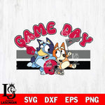 Ohio State Buckeyes Game Day Bluey Svg Eps Dxf Png File, Digital Download, Instant Download