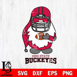 Ohio State Buckeyes Gnomes Christmas Svg Eps Dxf Png File, Digital Download, Instant Download