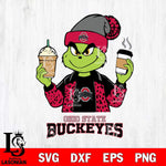 Ohio State Buckeyes Grinch 2 coffee Svg Eps Dxf Png File, Digital Download, Instant Download