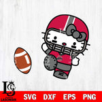 Ohio State Buckeyes Hello Kitty sport 12 Svg Eps Dxf Png File, NCAA svg, Digital Download, Instant Download