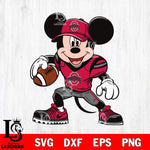 Ohio State Buckeyes Mickey Mouse Svg Eps Dxf Png File, NCAA svg, Digital Download, Instant Download