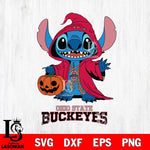 Ohio State Buckeyes Stitch Horror Svg Eps Dxf Png File, NCAA svg, Digital Download, Instant Download