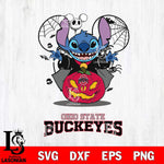 Ohio State Buckeyes Stitch Horror Halloween Svg Eps Dxf Png File, Digital Download, Instant Download