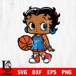 Oklahoma City Thunder Betty Boop NBA 4 Svg Eps Dxf Png File, NBA svg, Digital Download, Instant Download