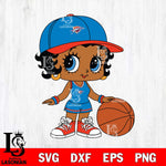 Oklahoma City Thunder Betty Boop NBA 9 Svg Eps Dxf Png File, NBA svg, Digital Download, Instant Download