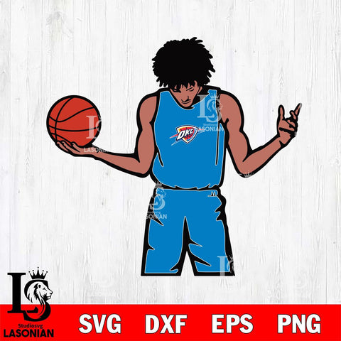 Oklahoma City Thunder Boy Basketball Svg Eps Dxf Png File, Digital Download, Instant Download