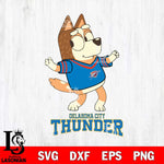 Oklahoma City Thunder Chilli Dance Svg Eps Dxf Png File, Digital Download, Instant Download