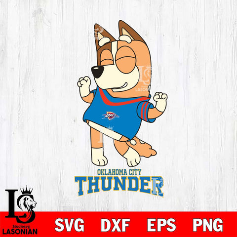 Oklahoma City Thunder Chilli Dance Sport Svg Eps Dxf Png File, Digital Download, Instant Download