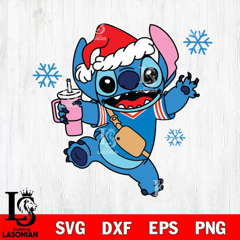 Oklahoma City Thunder Christmas Stitch With Tumbler Svg Dxf Eps Png file, Digital download,Clipart, Cut Files Cricut , Silhouette