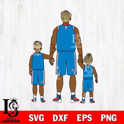 Oklahoma City Thunder Father day , Best Dad Ever , NBA Basketball Svg Eps Dxf Png File, Digital Download, Instant Download