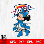 Oklahoma City Thunder Glamorous Minnie Svg Eps Dxf Png File, Digital Download, Instant Download