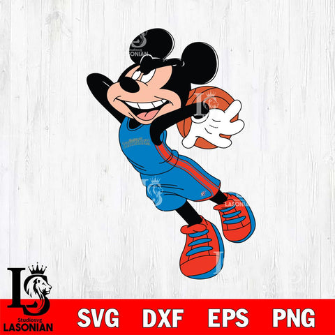 Oklahoma City Thunder Mickey Minne 7 Nba Svg Eps Dxf Png File, NBA svg, Digital Download, Instant Download