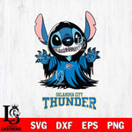 Oklahoma City Thunder Stitch Ghost Svg Eps Dxf Png File, NBA svg, Digital Download, Instant Download