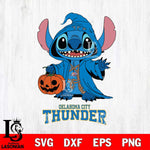 Oklahoma City Thunder Stitch Horror Svg Eps Dxf Png File, NBA svg, Digital Download, Instant Download