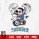 Oklahoma City Thunder Stitch Jigsaws Halloween Svg Eps Dxf Png File, Digital Download, Instant Download