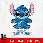 Oklahoma City Thunder Stitch Mummy Svg Eps Dxf Png File, NBA svg, Digital Download, Instant Download