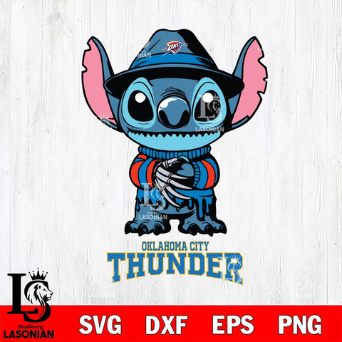 Oklahoma City Thunder Stitich Freddy Krueger Svg Eps Dxf Png File, NBA svg, Digital Download, Instant Download