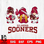 Oklahoma Sooners 3 Gnomes Football Svg Eps Dxf Png File, Digital Download, Instant Download