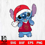 Oklahoma Sooners Cute Stitch Christmas Svg Eps Dxf Png File, Digital Download, Instant Download