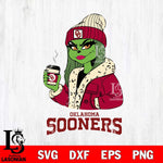 Oklahoma Sooners Girls Grinch Bougie Svg Eps Dxf Png File, Digital Download, Instant Download