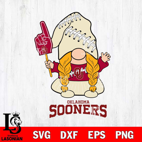 Oklahoma Sooners Gnomes Fan Svg Eps Dxf Png File, Digital Download, Instant Download