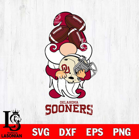 Oklahoma Sooners Gnomes Helmet Svg Eps Dxf Png File, Digital Download, Instant Download