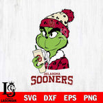 Oklahoma Sooners Grinch Bougie Leopard Svg Eps Dxf Png File, Digital Download, Instant Download