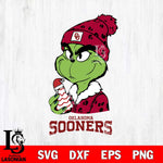 Oklahoma Sooners Grinch Tree Cake Svg Eps Dxf Png File, Digital Download, Instant Download