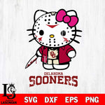 Oklahoma Sooners Hello Kitty Horror 3 Svg Eps Dxf Png File, Digital Download