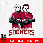 Oklahoma Sooners Jason Voorhees 8 Svg Eps Dxf Png File, Digital Download