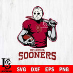 Oklahoma Sooners Jason Voorhees 9 Svg Eps Dxf Png File, Digital Download