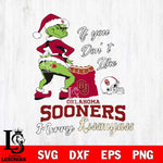 Oklahoma Sooners Merry kissmyass grinch Svg Eps Dxf Png File,NCAA Svg Files,Digital Download,Sublimation,Instant Download