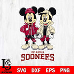 Oklahoma Sooners Mickey Minnie Mouse Football Svg Eps Dxf Png File, NCAA svg , File Cut , Digital Download , Instant Download, Cut Svg Files