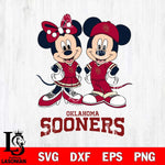 Oklahoma Sooners Mickey Minnie Mouse rugby ball Svg Eps Dxf Png File, NCAA svg , File Cut , Digital Download , Instant Download, Cut Svg Files