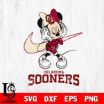 Oklahoma Sooners Minnie Mouse Dancing NIKE, Svg Eps Dxf Png File, Digital Download