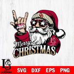 Oklahoma Sooners Rock Santa Claus Football Svg dxf eps png pdf file,NCAA svg,Digital Download,Cricut file