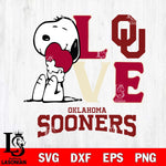 Oklahoma Sooners Snoopy Sport 10 Svg Eps Dxf Png File, Digital Download