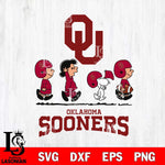 Oklahoma Sooners Snoopy Sport 12 Svg Eps Dxf Png File, Digital Download