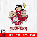 Oklahoma Sooners Snoopy Sport 4 Svg Eps Dxf Png File, Digital Download