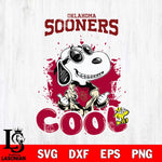 Oklahoma Sooners Snoopy Sport 7 Svg Eps Dxf Png File, Digital Download