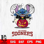 Oklahoma Sooners Stitch Horror Halloween Svg Eps Dxf Png File, Digital Download, Instant Download