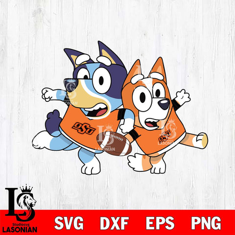 Oklahoma State Cowboys Bluey Svg Eps Dxf Png File, Digital Download, Instant Download