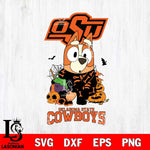 Oklahoma State Cowboys Bluey Halloween NCAA Svg Eps Dxf Png File, Digital Download, Instant Download