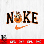 Oklahoma State Cowboys Bluey Halloween Nike NCAA Svg Eps Dxf Png File, Digital Download, Instant Download