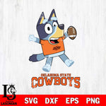 Oklahoma State Cowboys Bluey Sport Football Svg Eps Dxf Png File,NCAA Svg Files,Bluey svg ,Digital Download ,Instant Download, Cricut File