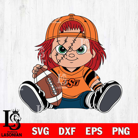 Oklahoma State Cowboys Chucky Horror 11 Svg Eps Dxf Png File, NCAA svg, Digital Download, Instant Download