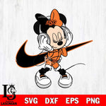 Oklahoma State Cowboys Cute Minnie Mouse Dancing Svg Eps Dxf Png File, NCAA svg, Digital Download, Instant Download