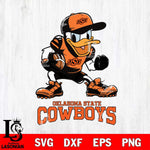 Oklahoma State Cowboys Donal Duck Disney, Svg Eps Dxf Png File, Digital Download